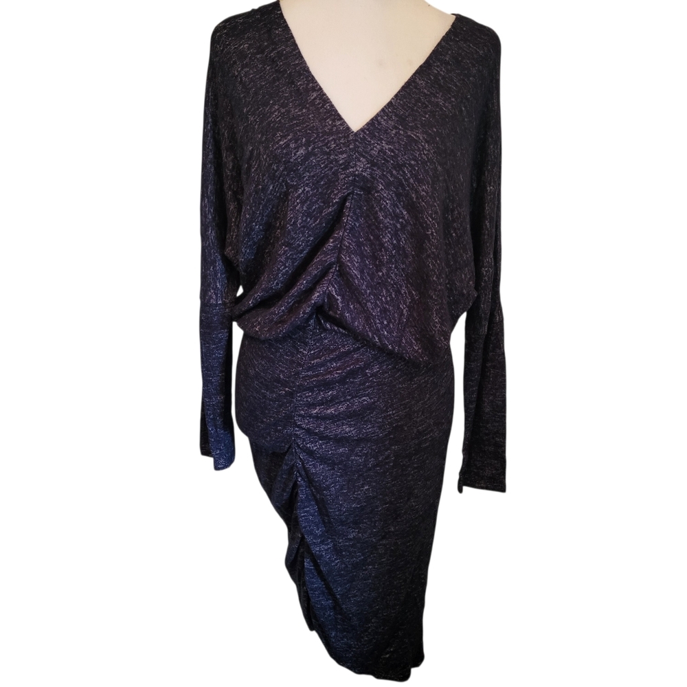 Venus Rouched Dress Blue sz S